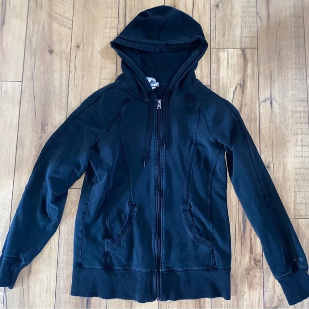 Black zip up jacket